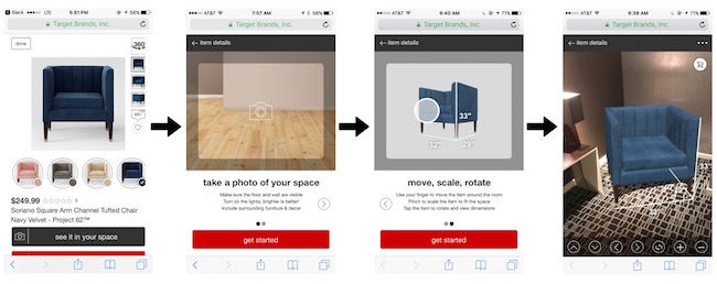 Target's Mobile Web Augmented Reality Lets You See Furniture In Your Space