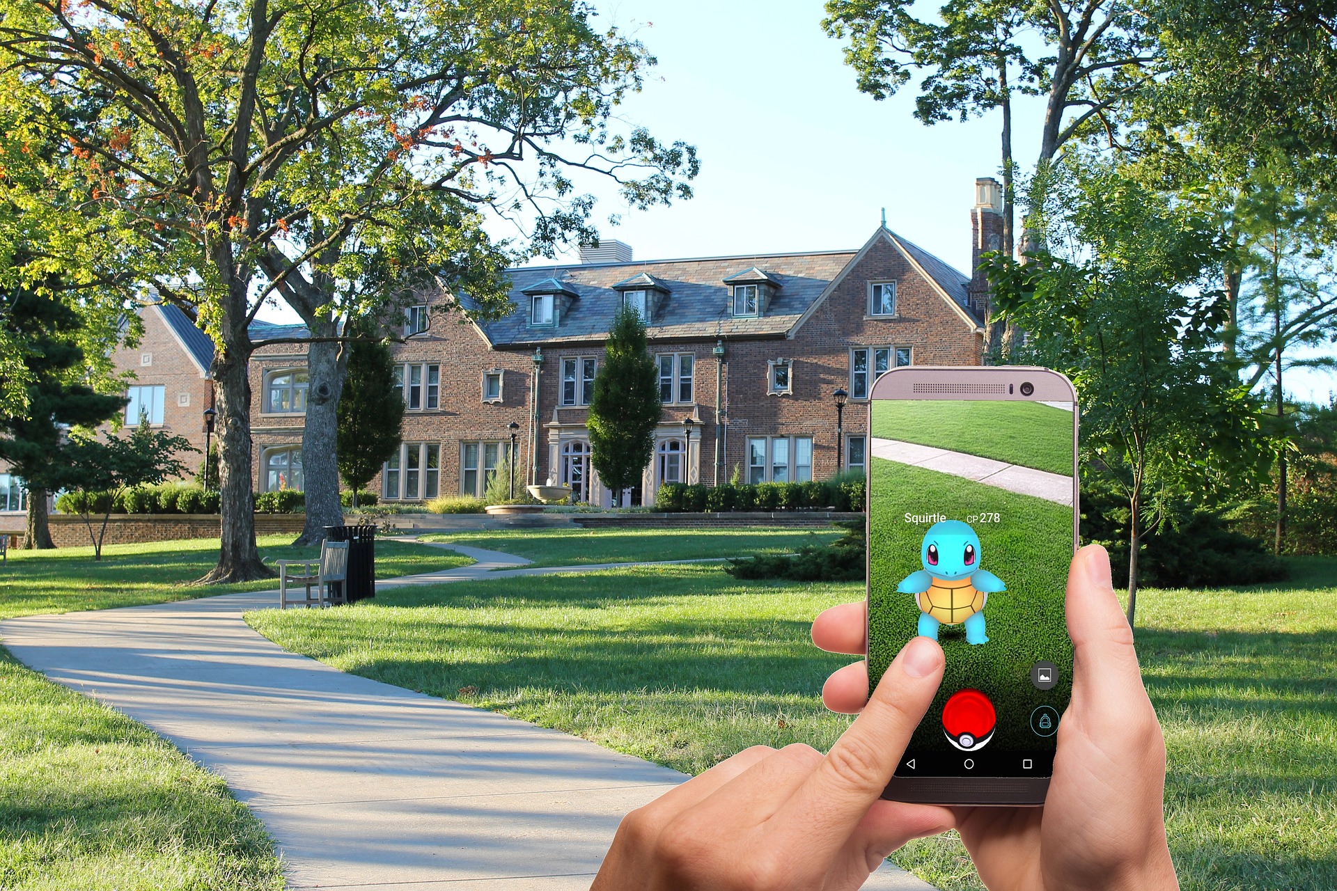 augmented reality app pokemon go