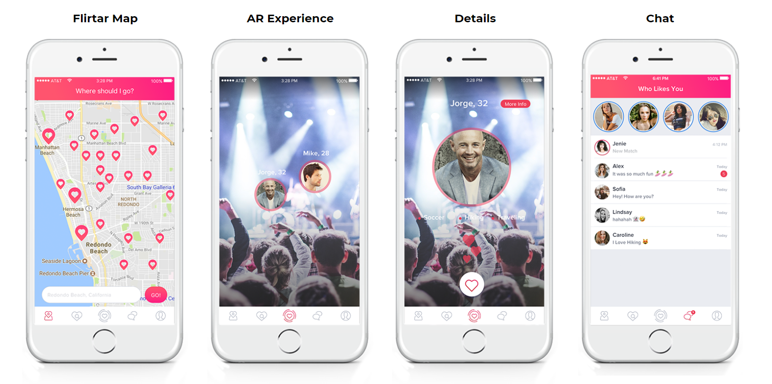 flirtar augmented reality app dating