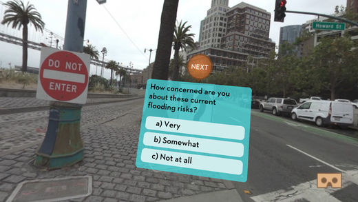 New Virtual Reality App Allows San Francisco Residents to Explore Potential Effects of Climate Change Look Ahead Virtual Reality app