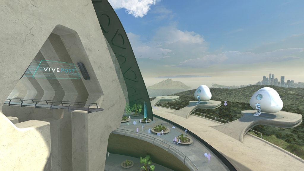 HTC Launches VIVEPORT VR, the Virtual Reality Platform for VIVE Content 2 viveport vr environment screenshot02 HTC Viveport VR virtual reality