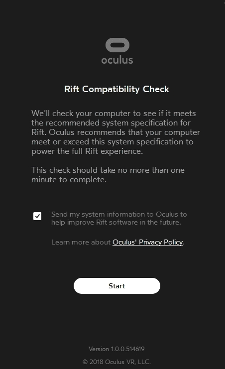Oculus Rift Compatibility Tool virtual reality games