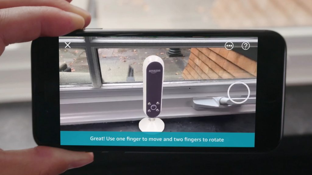 augmented reality shopping app Amazon