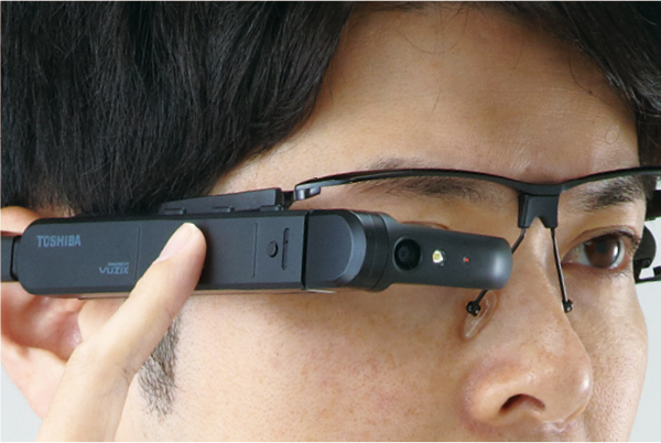 Vuzix Toshiba augmented reality glasses