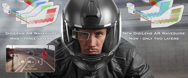DigiLens Prepares to Launch Thinner Augmented Reality Display for Smart Helmets