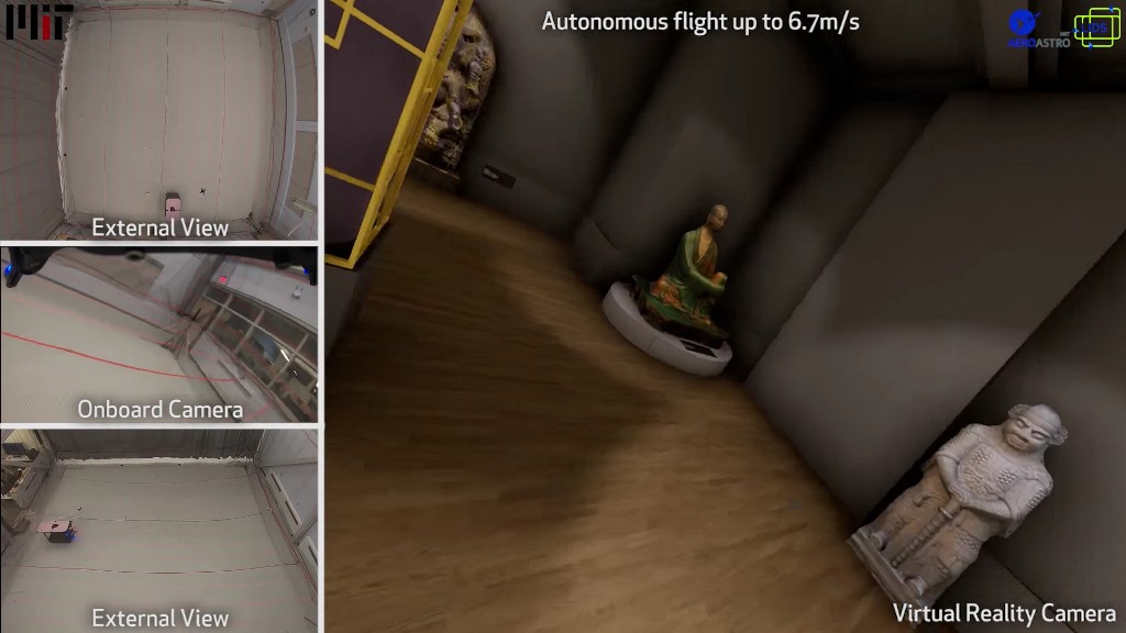 MIT Researchers Create Virtual Reality Training Room for Drones