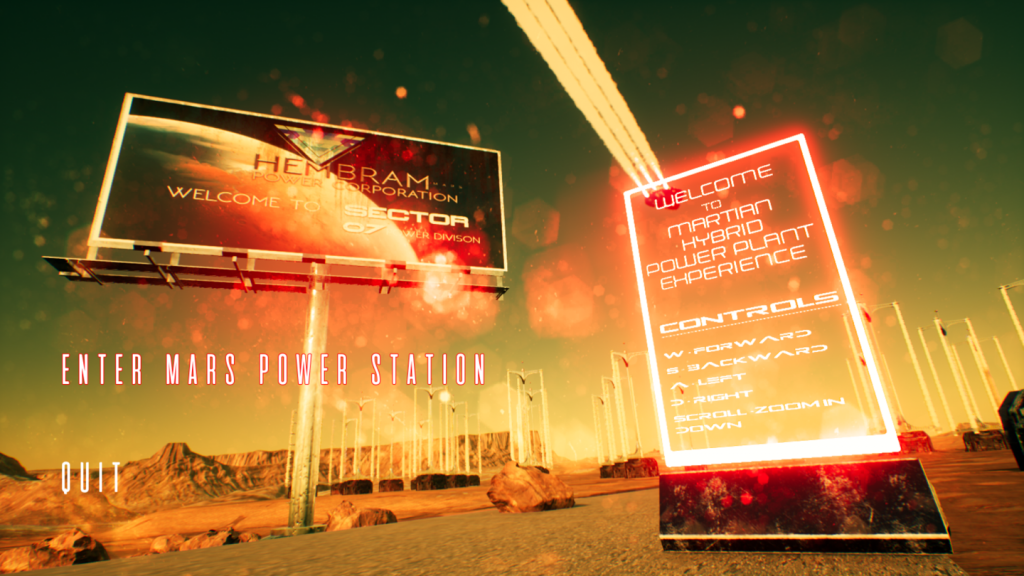 VR Technology Offers Visions of a Future Colony on Mars 3 Martian Hybrid Power Plant VR Experience Martian Hybrid Power Plant VR Experience