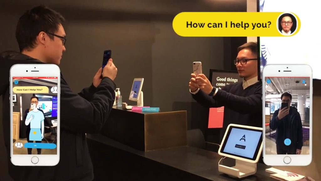 Augmented Reality Sign Language app