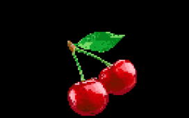 Pixe Art Illustration - Game Fruit Vector - Aliasing Effect