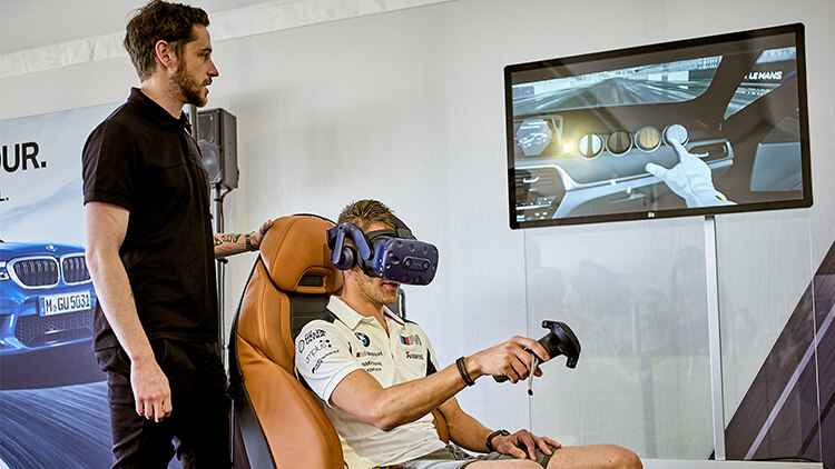 BMW M drive tour virtual reality experience