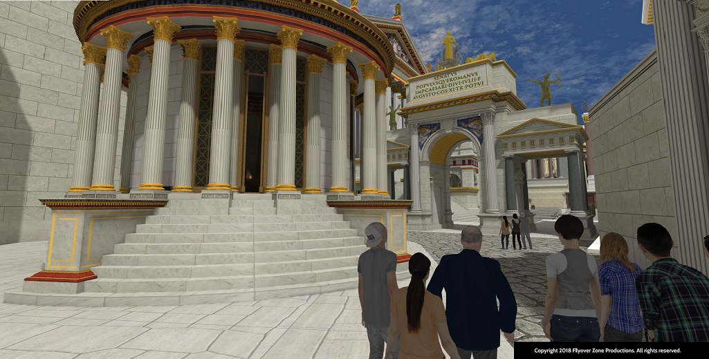 Rome Reborn virtual reality experience