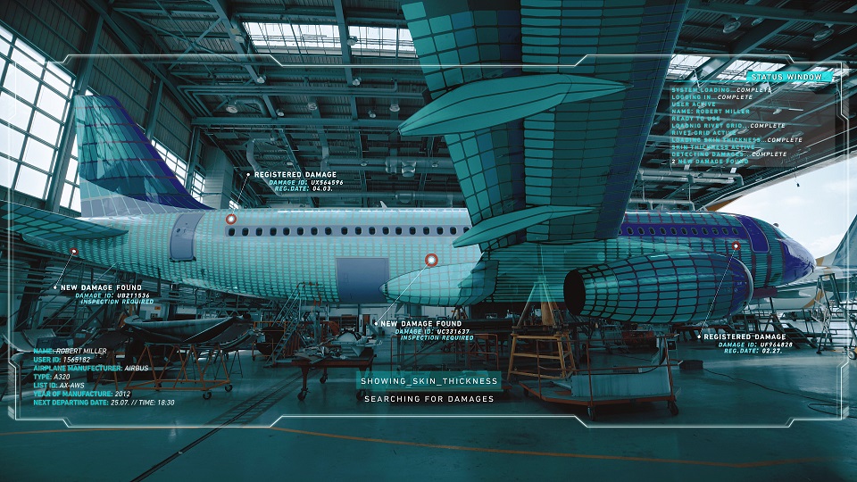 Augmented reality solution for reducing aircraft skin inspection time by AerinX