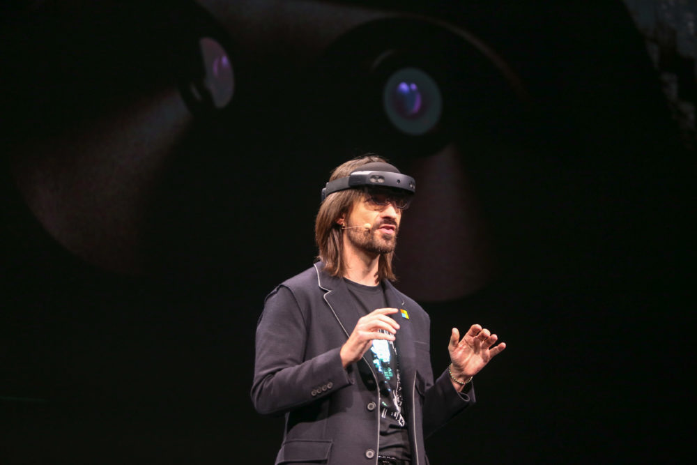Microsoft Technical Fellow Alex Kipman unveils HoloLens 2 at MWC Barcelona