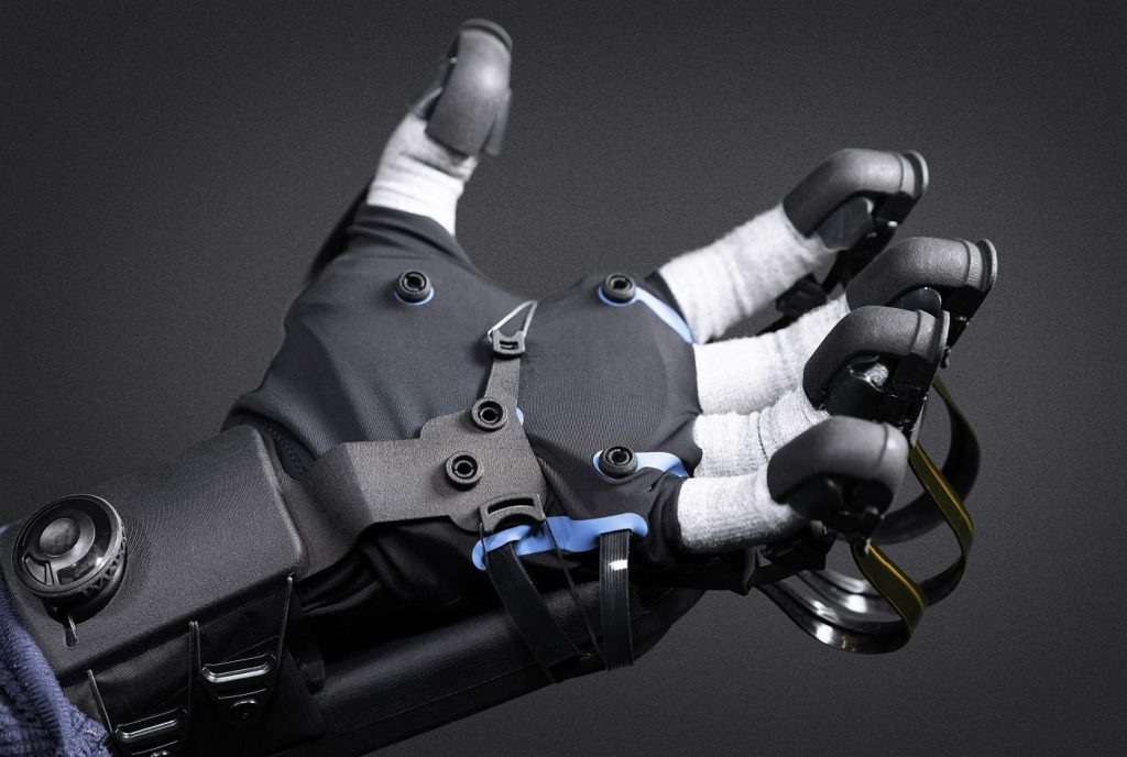 haptx gloves close up