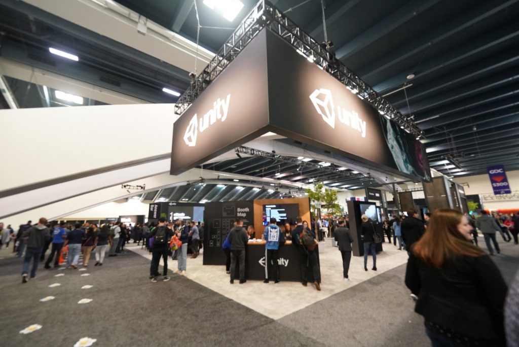 Unity booth at GDC 2019
