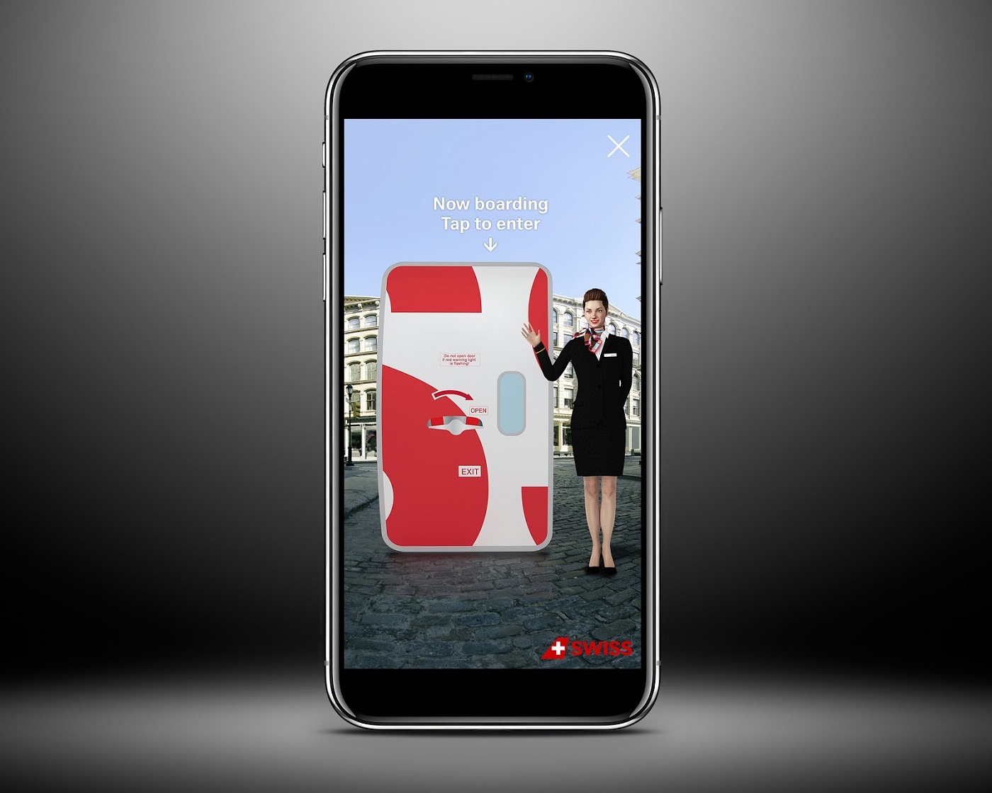 swiss international air lines ar experience ad campaign