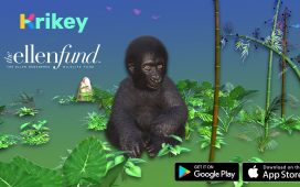 feed gorillas krikey ar app donate good cause