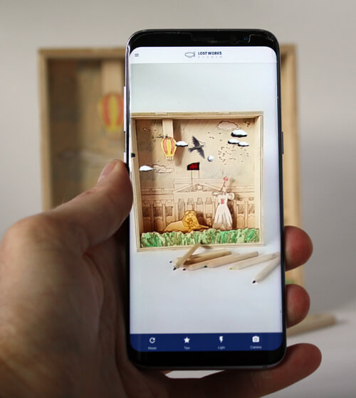 AR Coloring box app