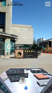 Sturfee augmented reality - business - starbucks
