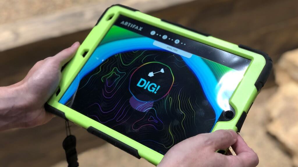 origins augmented reality experience dig