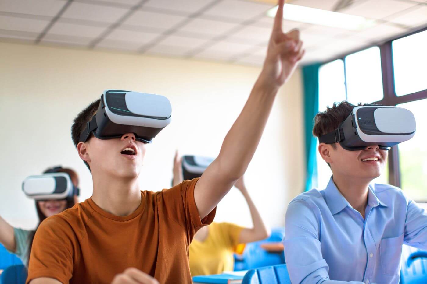 Examples of VR and AR in Education: