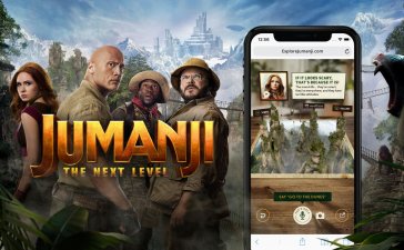 Jumanji The Next Level Comes to Theaters and Fans’ Devices as an Exciting WebAR Experience