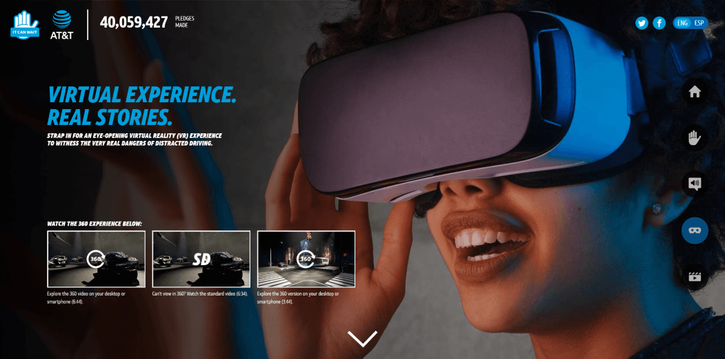 AT&T it can wait VR experience
