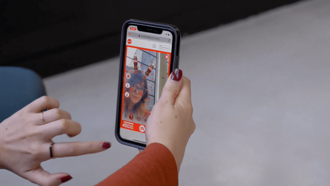 WebAR Experience by Coca-Cola First in South Africa