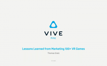 VIVE Walks You Through Pre-and-Post Launch Marketing in Fourth GDC Webinar