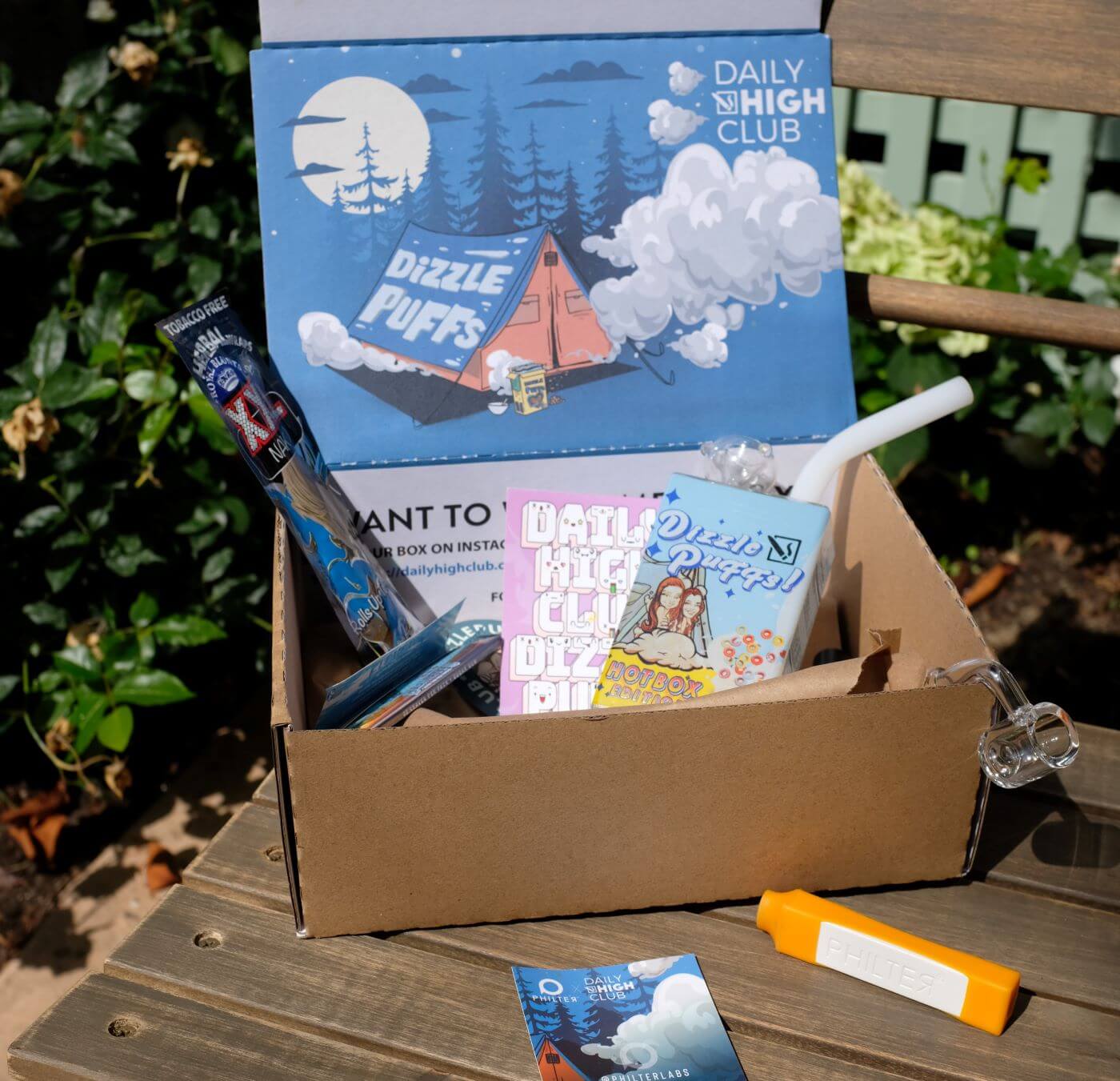 Philter Labs Augmented Reality Experience Daily High Club’s June Subscription Box