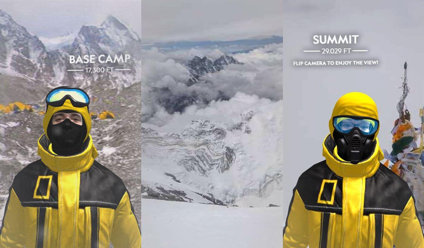 National Geographic Takes Users to Mt. Everest in New Instagram AR Experience