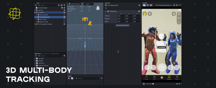Snapchat - Lens Studio 3.4 - 3D Body Tracking