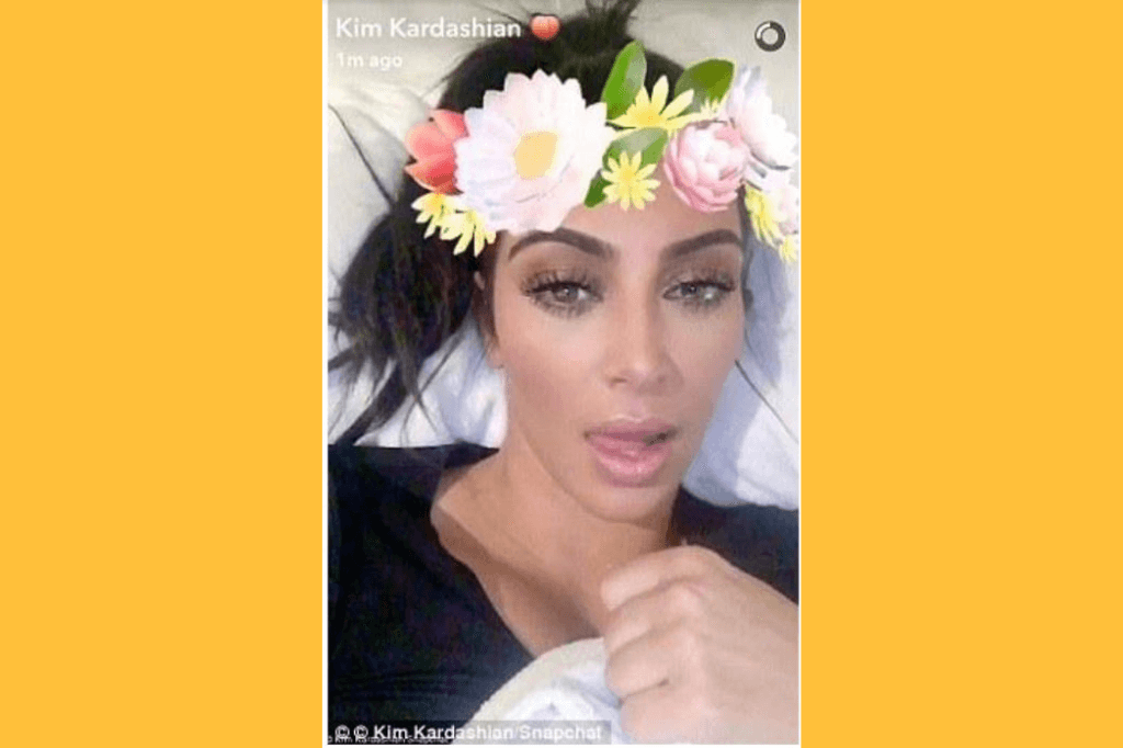 kim kardashian snapchat augmented reality