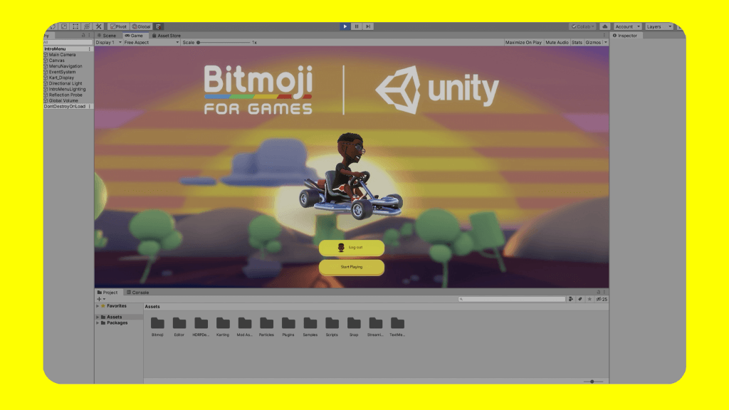 Bitmoji X Unity Games Snap Partner Summit 2021