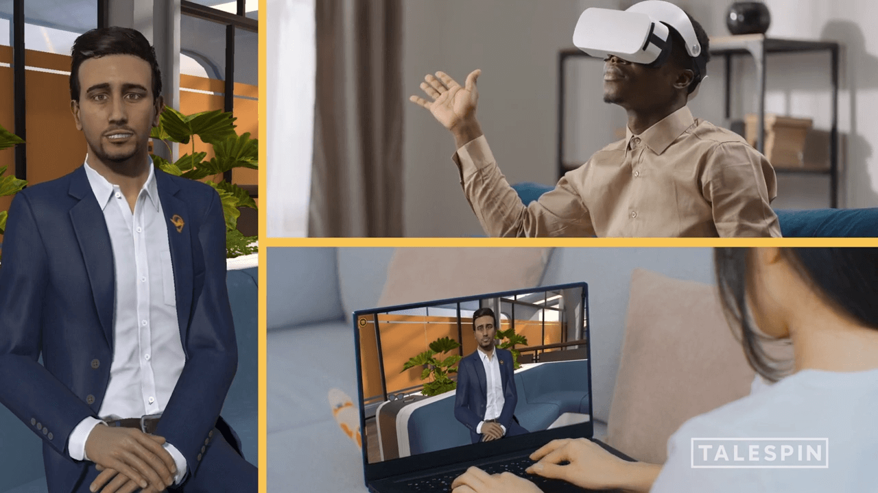 Talespin Adds New Content and Desktop Streaming to Its VR Soft Skills Training Platform