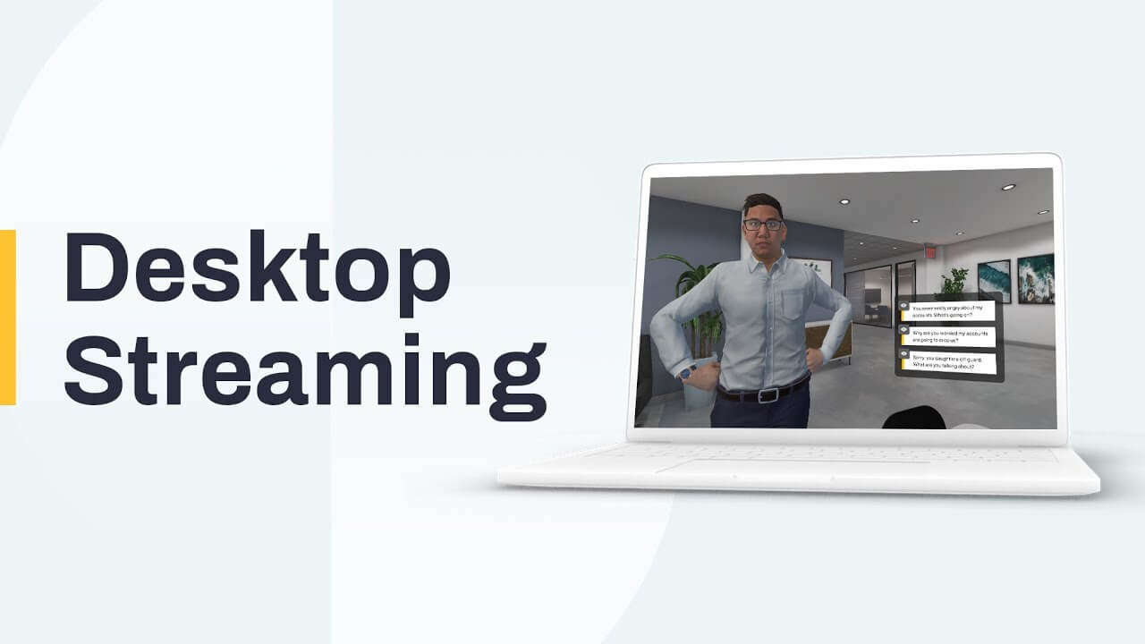 Talespin VR soft skills training desktop streaming