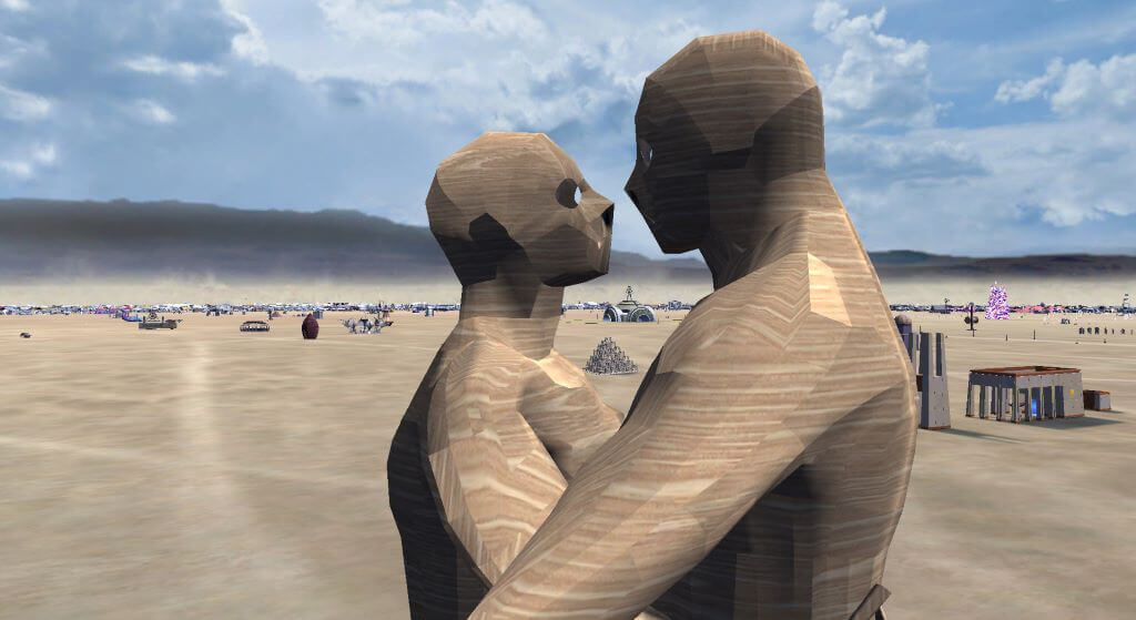Burning Man virtual reality experience