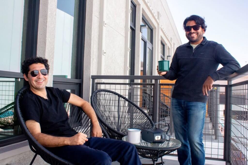 Vision Buddy team - Zack Afridi (left) and Abdul Zalil (right)