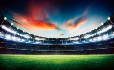 Stadium - symbolizes augmented reality as the future of sports fan experiences