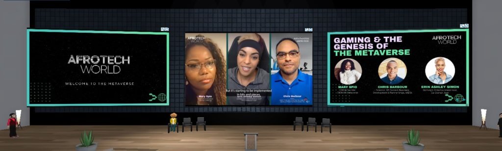 AfroTech World 2022 - Gaming and the Genesis of the Metaverse discussion