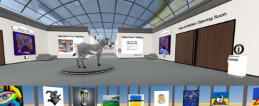 Digital art galleries - Spatial and Liquid Avatar Technologies