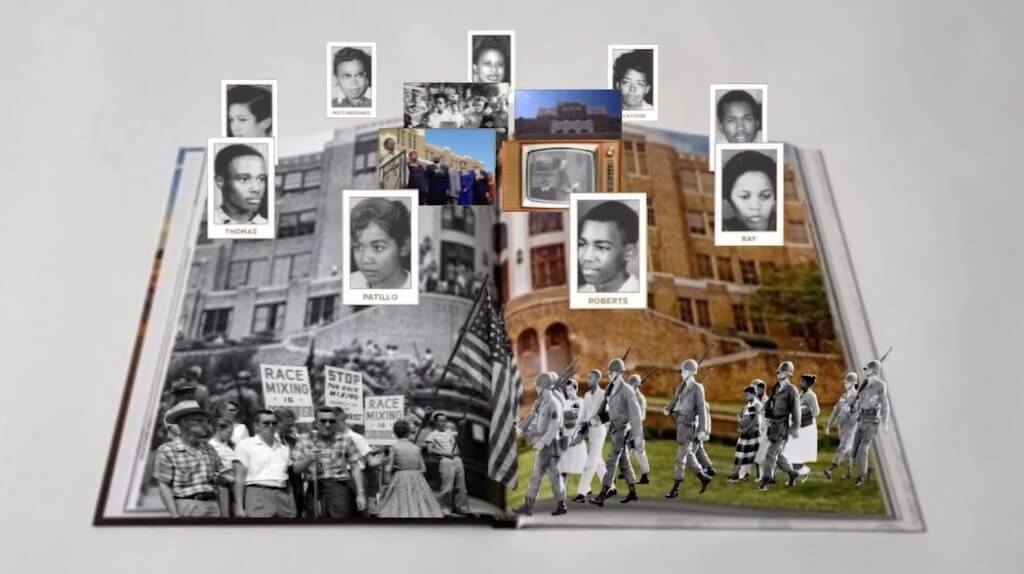US Civil Rights Trail book - AR experience - Little Rock Nine