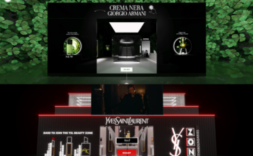 YSL and Armani virtual stores in the metaverse by ByondXR