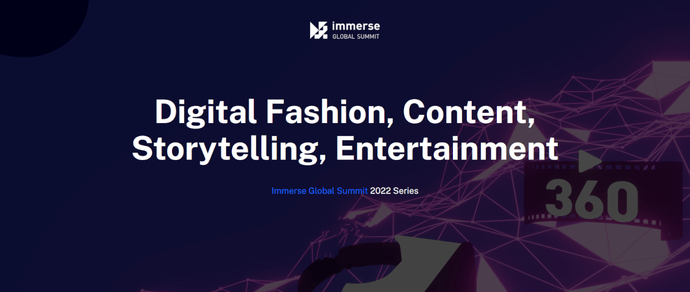 Digital Fashion, Content, Immersive Entertainment, and Storytelling
