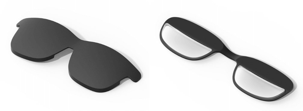VITURE One XR glasses - lens shade and prescription lens frame