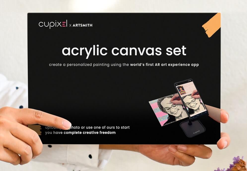 Acrylic canvas set Cupixel AR app art