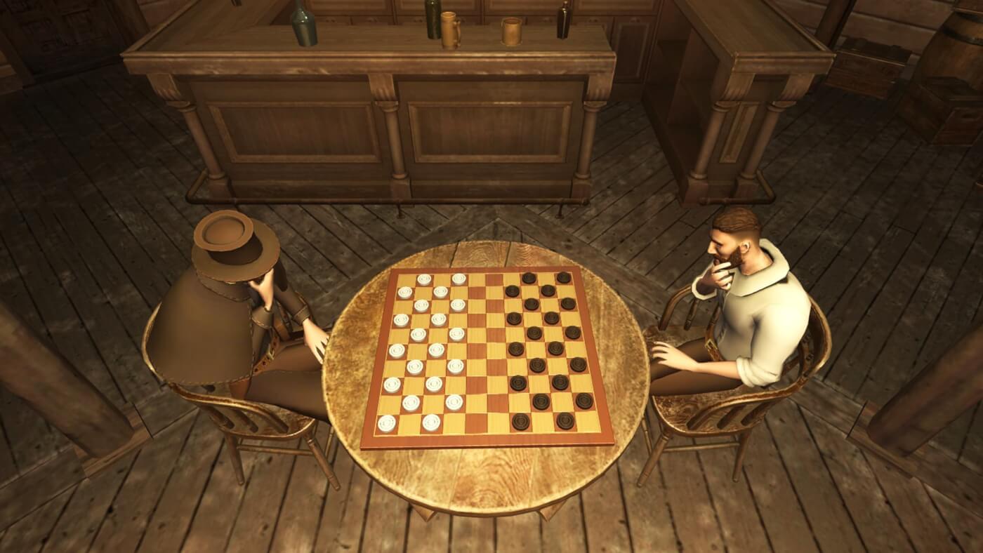 VR board game Checkers VR