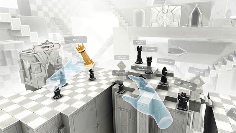 VR board game Chess Club