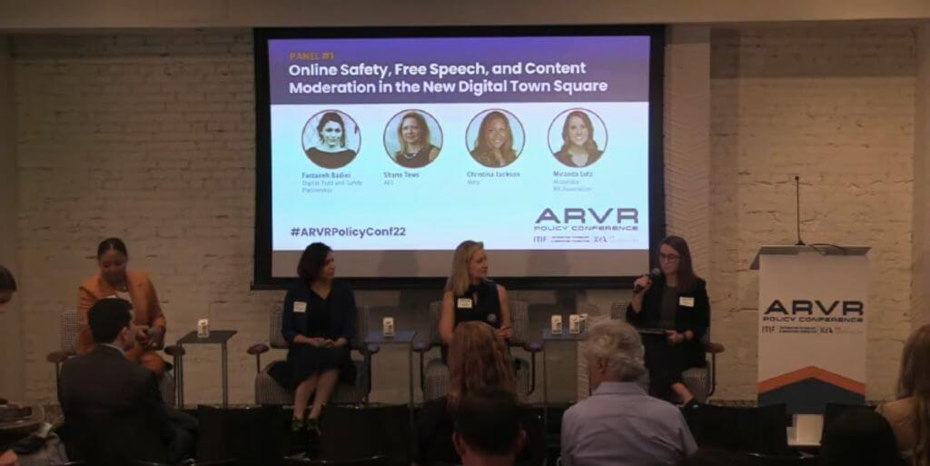 AR/VR Policy Conference - Online Safety, Free Speech, and Content Moderation in the New Digital Town Square