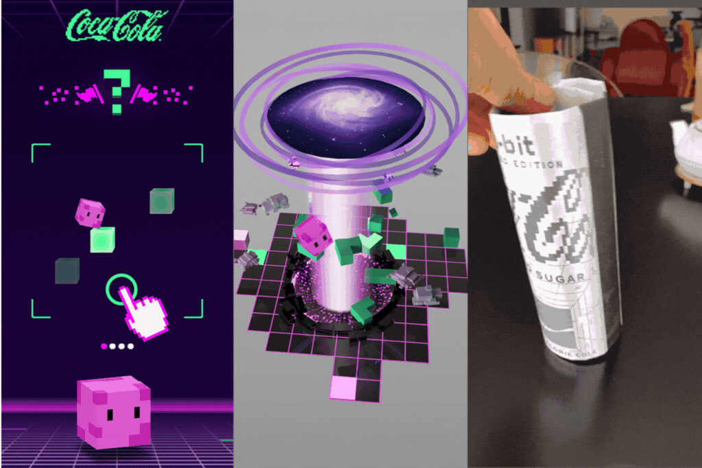 Coca-Cola Creations Byte AR mini game
